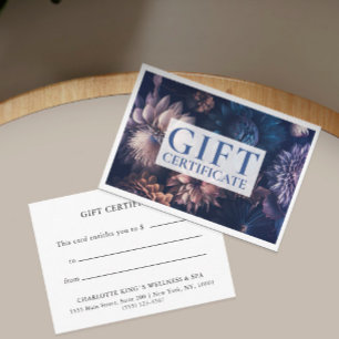 CERTIFICADO DE OFERTA EMPRESARIAL Moderno Flor