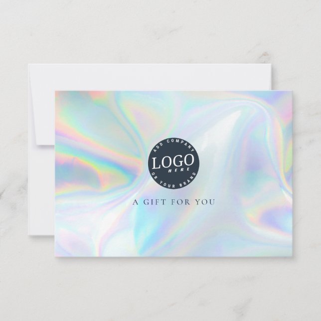 Certificado de oferta holográfica para logotipos d (Frente)