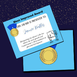 Certificado de prêmio de classe, professor de sala