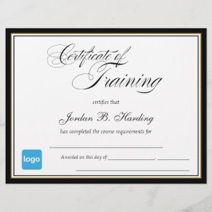 Certificado de Prêmio de treinamento - Adicionar l