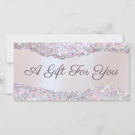 Certificado de prenda de folha brilhante, cor-de-r