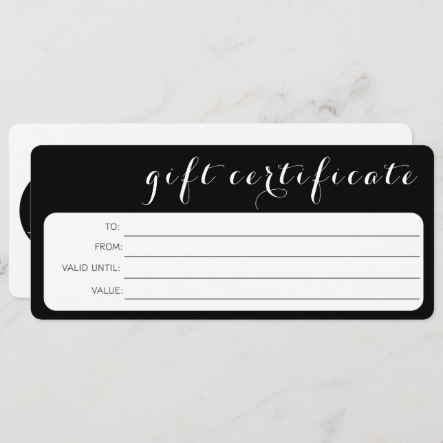 CERTIFICADO DE PRESENÇA DA EMPRESA BLACK WHITE BUS (Frente/Verso)