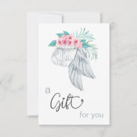 *~* Certificado de Presente Anjo Inglês para Buquê