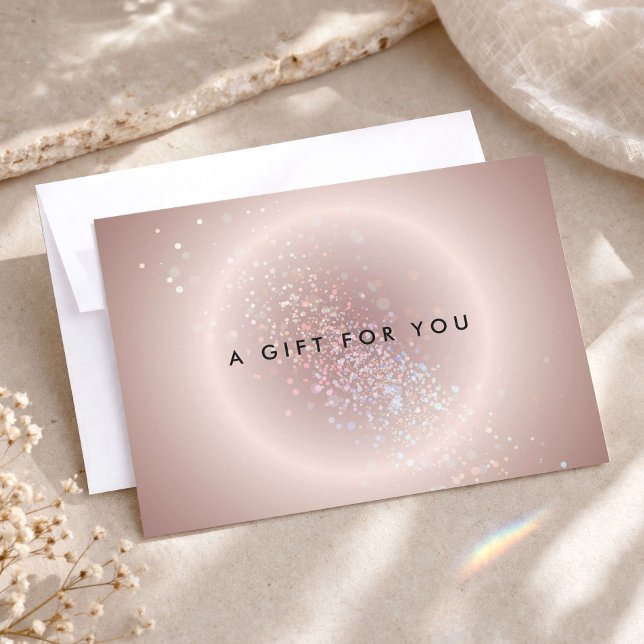 Certificado de Presente Celestial Confetti Glow Ro (Criador carregado)