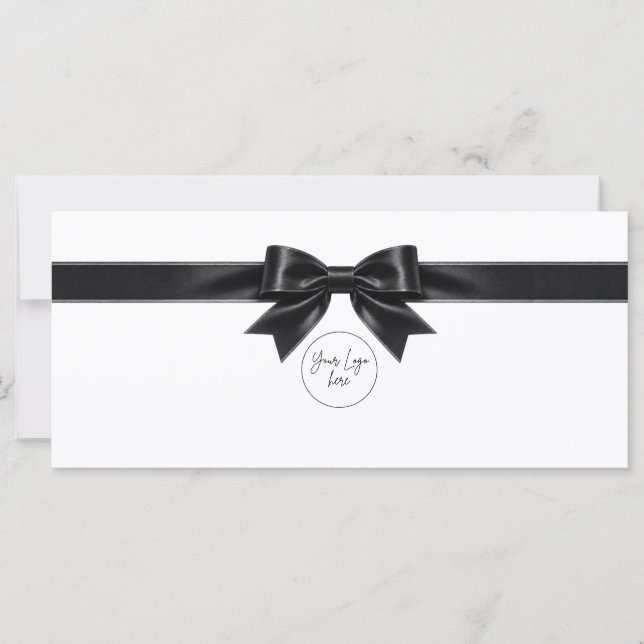Certificado de Presente com Laço Branco Elegante (Frente)