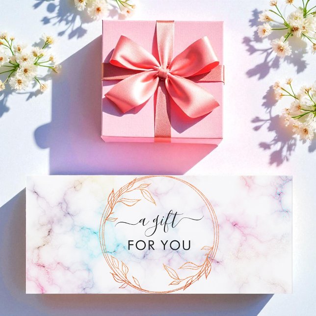 Certificado de Presente Comercial de Marble Branco (Criador carregado)