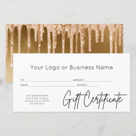 Certificado de Presente Comercial para Script de L
