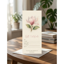 Certificado de Presente de Aquarela Personalizado