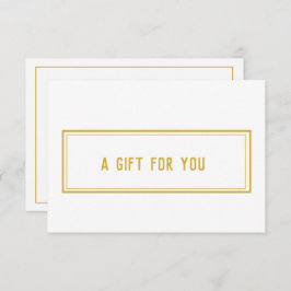 Certificado de Presente de Bela Dourada Salônica B