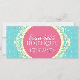 CERTIFICADO DE PRESENTE DE BOUTIQUE DE BEBÊ bonito