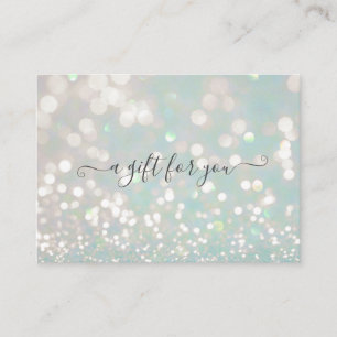 certificado de presente de cristal pastel bokeh