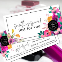 Certificado de Presente de Flor Selvagem Brilhante