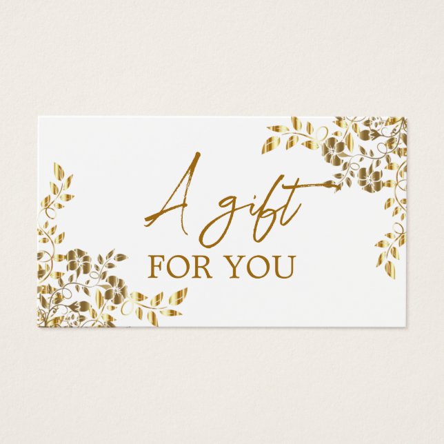 Certificado de Presente de Flor Selvagem Moderna S (Frente)