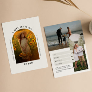Certificado de Presente de Fotografia em Arch Retr