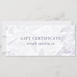 Certificado de Presente de Impressão de Folha de P