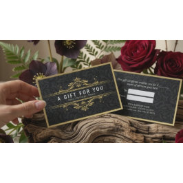 Certificado de Presente de Linho Floral Damasco Pr