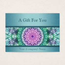 Certificado de presente de lírio de água de chá mo