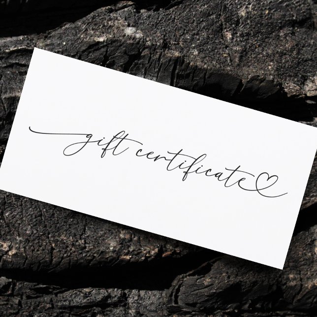 Certificado de Presente de Logotipo Comercial Simp (Criador carregado)