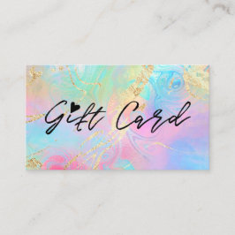 certificado de presente de mármore fluido