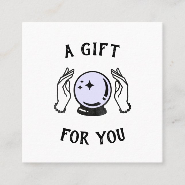 Certificado de Presente de Média Psicológica (Frente)