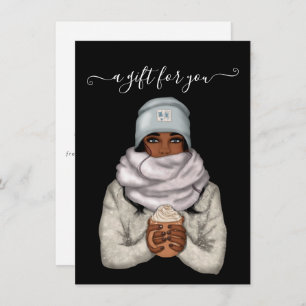 Certificado de Presente de Natal Africano American