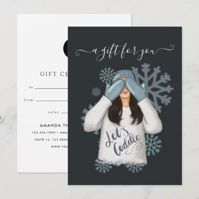 Certificado de Presente de Natal Corporativo (Frente/Verso)