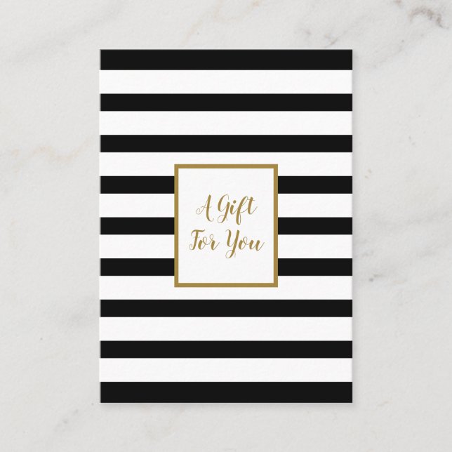 Certificado de Presente de Natal Empresarial Chic  (Frente)