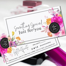 Certificado de Presente de Primavera de Flor Selva