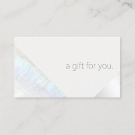 Certificado de Presente de Salão de Bela Spa Moder