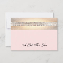 Certificado de Presente de Salão de Beleza Rosa e