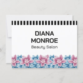 Certificado de presente de salões elegantes modern