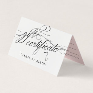 Certificado de Presente de Script Suave