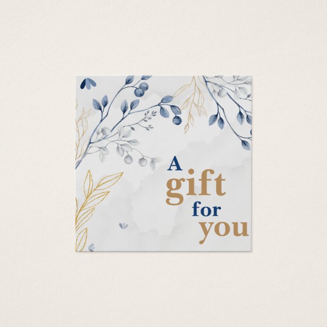 Certificado De Presente De Spa Botânica Elegante (Frente)