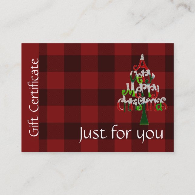 Certificado de presente do Feliz Natal da xadrez (Frente)