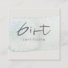 Certificado de Presente do Logotipo de Pincel de P