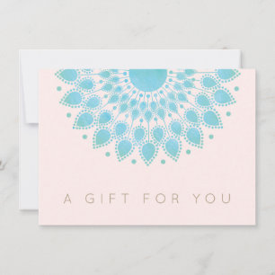 Certificado de Presente do Lotus Mandala e do Spa