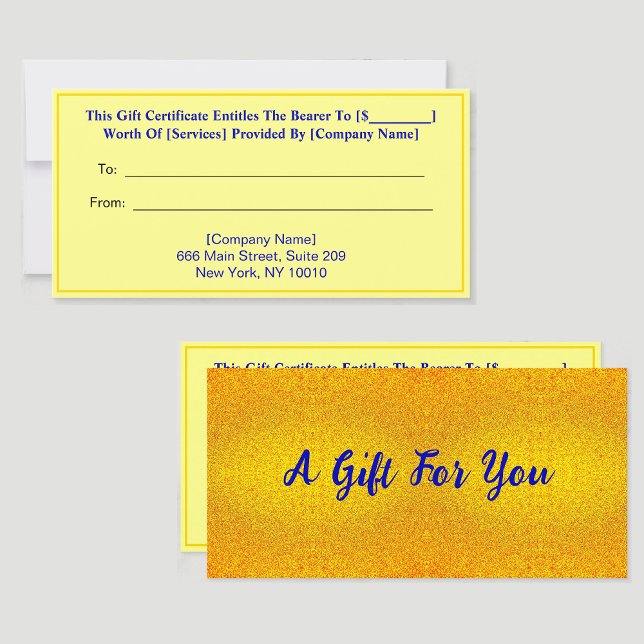 Certificado de Presente Dourado Elegante & Luxuoso (luxury gift certificate, gold gift certificate, elegant, premium, exclusive, opulent, sophisticated)