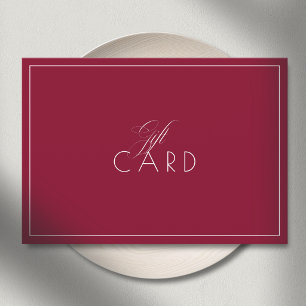 Certificado de Presente Elegante Minimalista com B