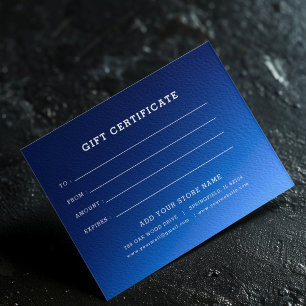 Certificado de Presente Empresarial Editável Adici