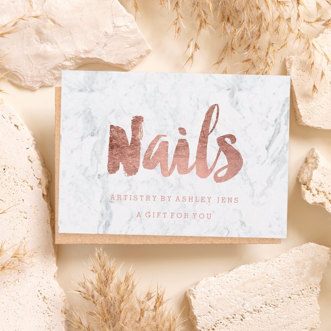 Certificado de presente falso rosa dourado cavilha (Criador carregado)