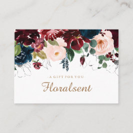 Certificado de Presente Floral de Borgonha, Marinh