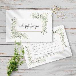 Certificado de Presente Folhas da Primavera