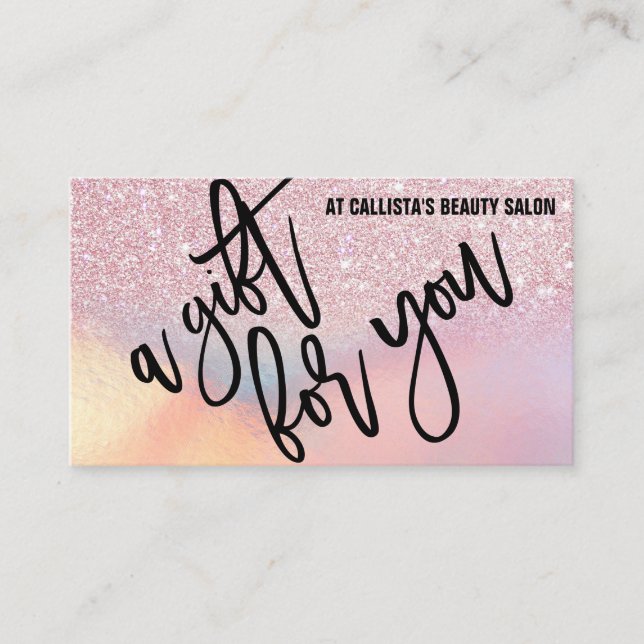 Certificado de Presente Iridescente de Literatura (Frente)