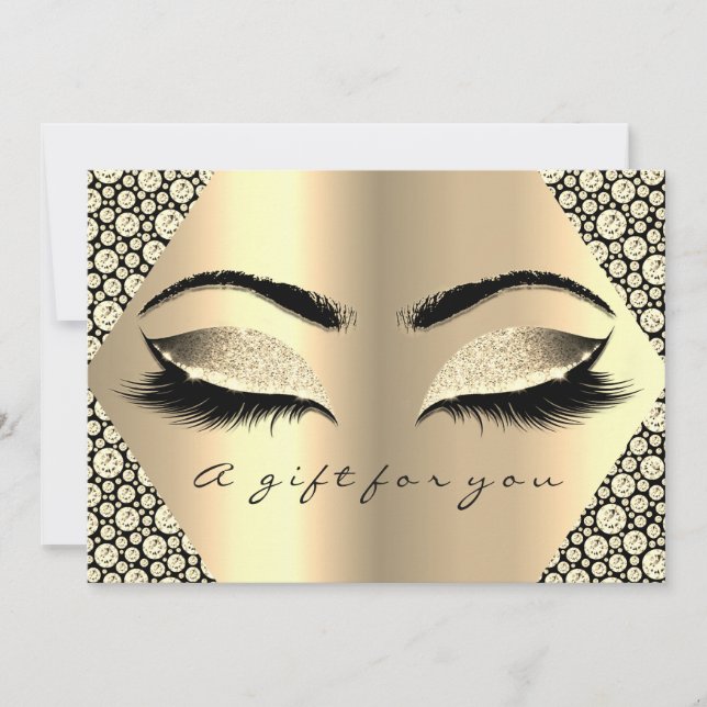 Certificado de Presente Lash Black Diamond Beauake (Frente)