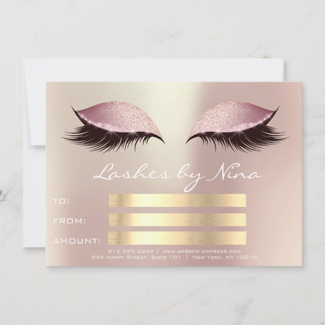 Certificado de Presente Lux Lashes Rosa Dourado1 (Frente)
