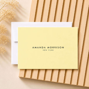 Certificado de Presente Luxuoso Minimalista Amarel