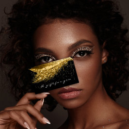 Certificado de Presente Maquiagem Preta Dourada Me