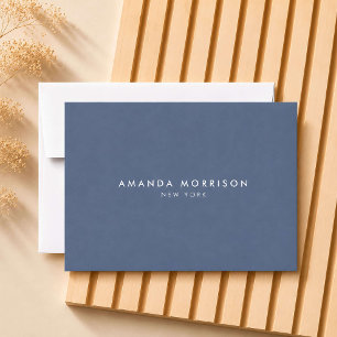 Certificado de Presente Minimalista Luxuoso em Azu