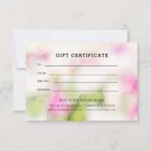 Certificado de Presente Minimalista para Empresas 