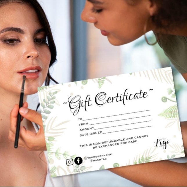 Certificado de Presente Mínimo Moderno (Criador carregado)